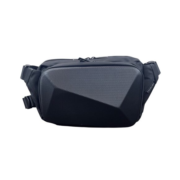 Fenruien Anti-Theft Sling Bag With USB Charging Port For Men Black Size M - New - Picture 1 of 15